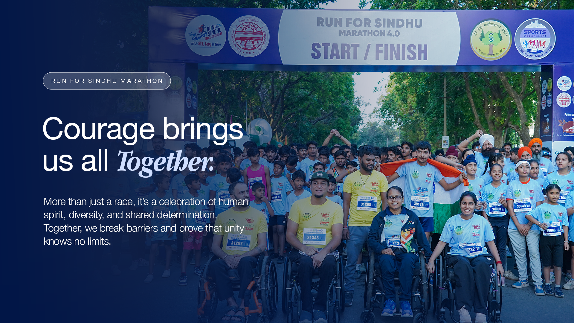 Run for Sindhu Marathon 4.0 with community runners